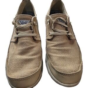 COLUMBIA PFG Men US 10 Oatmeal/Whale Bahama Vent Loco Relaxed Fishing Boat Shoes